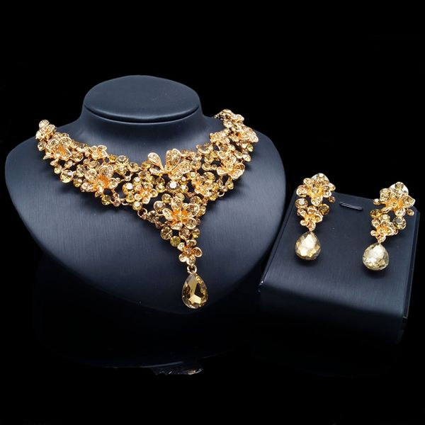yulaili fashion bridal jewelry sets crystal pendant necklace earrings zircon wedding dress jewellery decoration accessories ing, Black
yulaili fashion bridal jewelry sets crystal pendant necklace earrings zircon wedding dress jewellery decoration accessories ing, Black