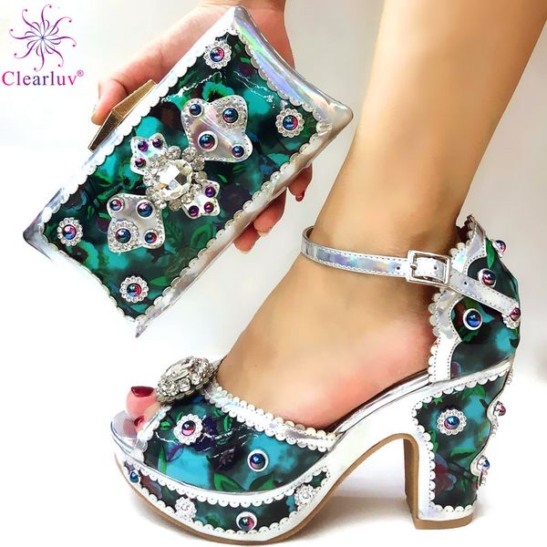 silver shoes and bag matching set italy 2019 designs for african shoes and bags wedding party ing, Black
silver shoes and bag matching set italy 2019 designs for african shoes and bags wedding party ing, Black