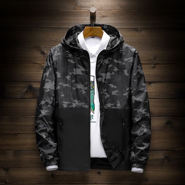 windbreaker jacket men's fashion hooded sporting jacket spring and autumn waterproof camouflage casual man, Tan;black
windbreaker jacket men's fashion hooded sporting jacket spring and autumn waterproof camouflage casual man, Tan;black