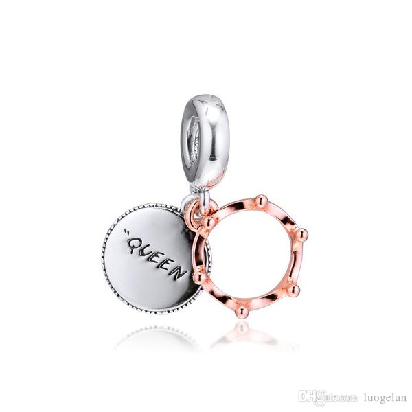 2019 original 925 sterling silver jewelry rose queen & regal crown pendant charm beads fits european pandora bracelets for women, Bronze;silver
2019 original 925 sterling silver jewelry rose queen & regal crown pendant charm beads fits european pandora bracelets for women, Bronze;silver