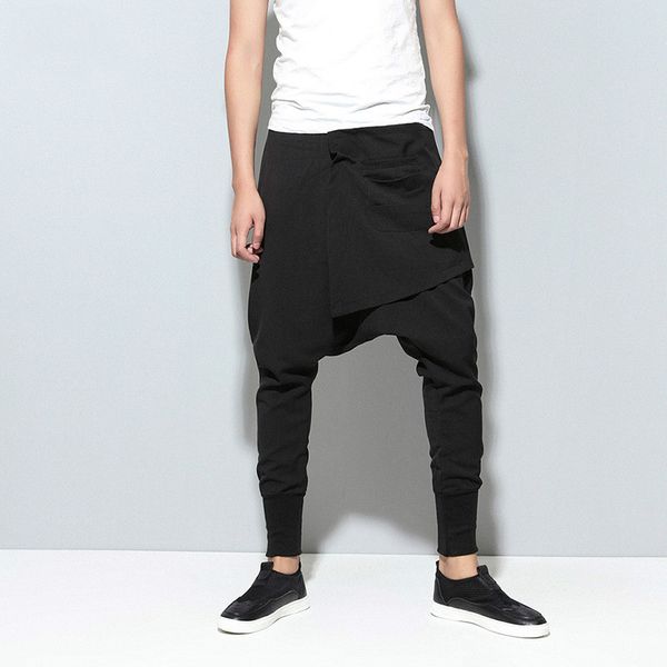 mens joggers cargo men low crotch pants trousers sweatpants harem pants men cross pantalones hombre a1, Black
mens joggers cargo men low crotch pants trousers sweatpants harem pants men cross pantalones hombre a1, Black