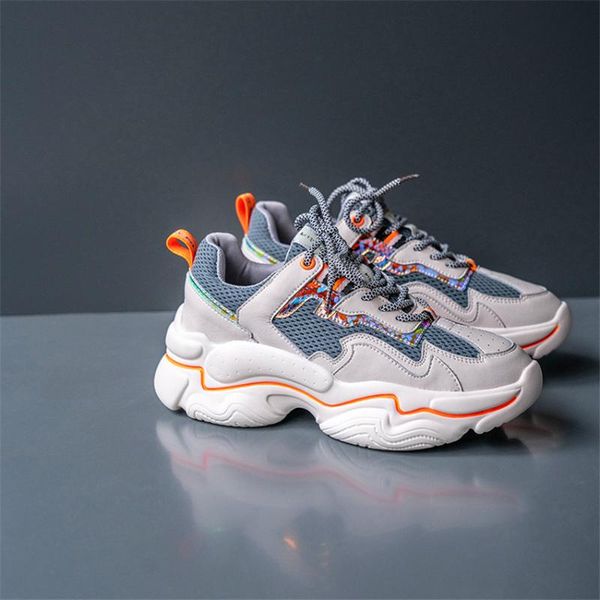 princemiu chunky sneakers women cow leather mesh retro style lace-up mixed colors lady casual thick shoes, Black
princemiu chunky sneakers women cow leather mesh retro style lace-up mixed colors lady casual thick shoes, Black