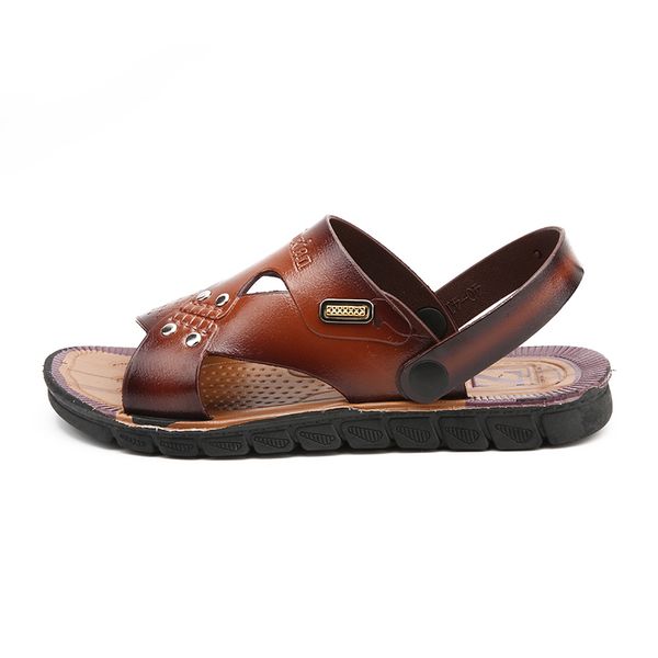 men sandals leather 2020 summer flip-flops slippers comfort garden shoes outdoor casual shoes, Black
men sandals leather 2020 summer flip-flops slippers comfort garden shoes outdoor casual shoes, Black