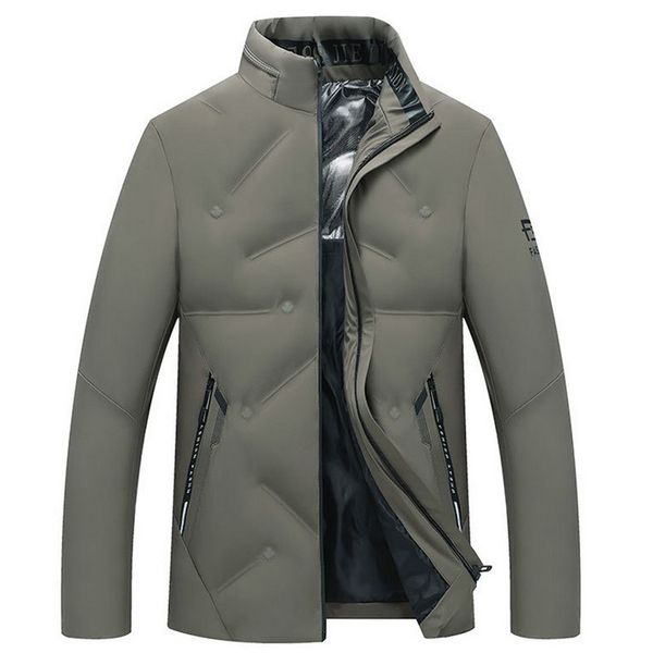 windbreaker men's parka 2019 brand winter jacket pure color cotton men parkas outerwear thickening warm cotton padded coat, Black
windbreaker men's parka 2019 brand winter jacket pure color cotton men parkas outerwear thickening warm cotton padded coat, Black