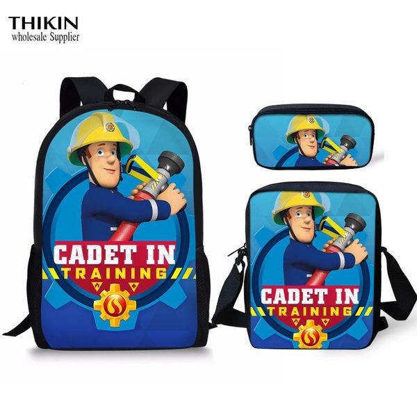 thikin fireman sam pattern children school bags for teenager girls book bags kids bagpack girls boys primary school bag set
thikin fireman sam pattern children school bags for teenager girls book bags kids bagpack girls boys primary school bag set
