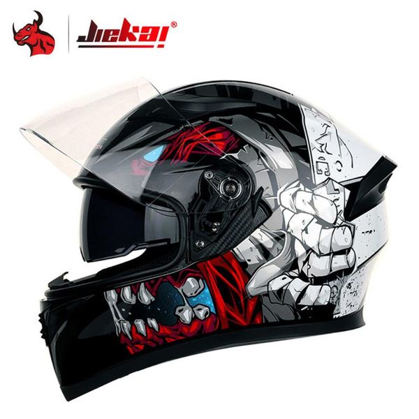 jiekai full face motorcycle helmet casco moto washable lining double visor motocross helmet motorbike capacete moto helmets #
jiekai full face motorcycle helmet casco moto washable lining double visor motocross helmet motorbike capacete moto helmets #