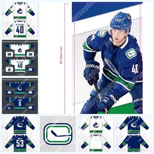Womens 40 Elias Pettersson 2019-2020 Vancouver Canucks Jersey 53 Bo Horvat Brock Boeser Antoine Roussel Alexander Edler Loui Eriksson
Womens 40 Elias Pettersson 2019-2020 Vancouver Canucks Jersey 53 Bo Horvat Brock Boeser Antoine Roussel Alexander Edler Loui Eriksson
