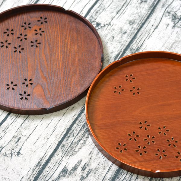 japan style round wooden serving trays cherry blossom hollow plate dish wooden round tea tray pallets for home/l/bar
japan style round wooden serving trays cherry blossom hollow plate dish wooden round tea tray pallets for home/l/bar