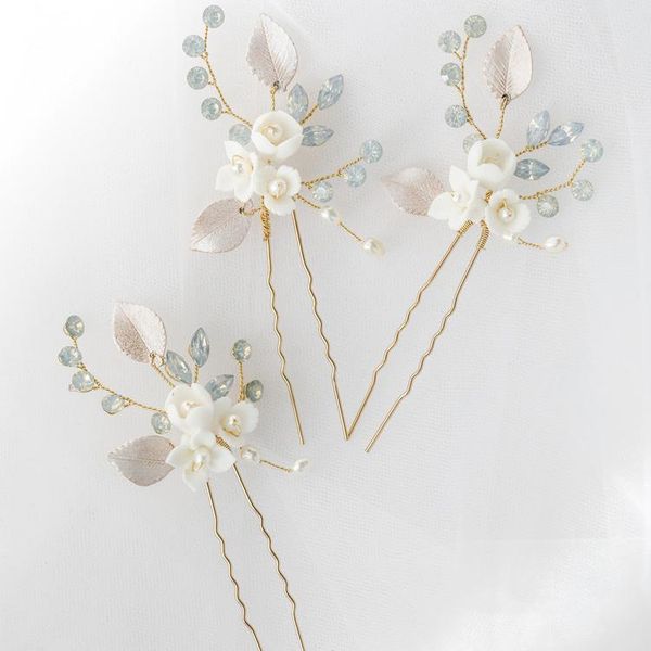 wedding accessories porcelain flower leaf head pieces opal pearl hair clips pins for brides hairpins bridesmaids bridal jewelry qsygm, Black
wedding accessories porcelain flower leaf head pieces opal pearl hair clips pins for brides hairpins bridesmaids bridal jewelry qsygm, Black