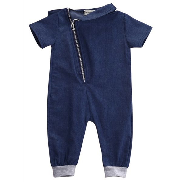 fashion newborn toddler baby boys girls blue lapel short sleeve zipper romper cotton jumpsuit outfits autumn clothes 0-3y, White
fashion newborn toddler baby boys girls blue lapel short sleeve zipper romper cotton jumpsuit outfits autumn clothes 0-3y, White