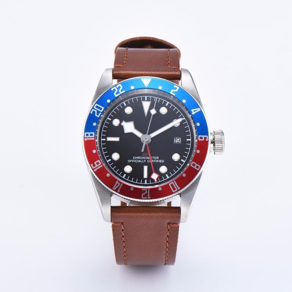 corgeut luminous dial 41 mm rotating bezel luminous date gmt stainless steel deployment automatic movement men's watch a2, Slivery;brown
corgeut luminous dial 41 mm rotating bezel luminous date gmt stainless steel deployment automatic movement men's watch a2, Slivery;brown