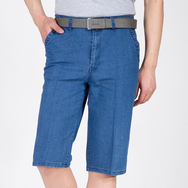 summer thin men's jeans high waist trousers elastic cotton stretch jeans pants loose fit denim knee length trousers male 2019, Blue
summer thin men's jeans high waist trousers elastic cotton stretch jeans pants loose fit denim knee length trousers male 2019, Blue