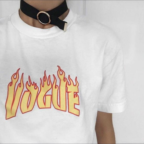 мода письмо vogue шаблон печати футболки для женщин повседневная с коротким рукавом круглый вырез футболки свободные fix топы тис футболка w, White
мода письмо vogue шаблон печати футболки для женщин повседневная с коротким рукавом круглый вырез футболки свободные fix топы тис футболка w, White