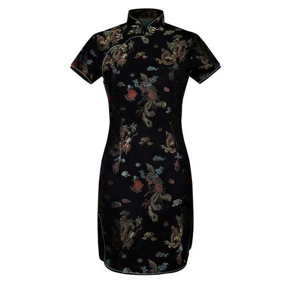 lady vintage dragon&phoenix short qipao elegant women cheongsam mandarin collar mini chinese dress vestidos oversize 6xl, Red
lady vintage dragon&phoenix short qipao elegant women cheongsam mandarin collar mini chinese dress vestidos oversize 6xl, Red