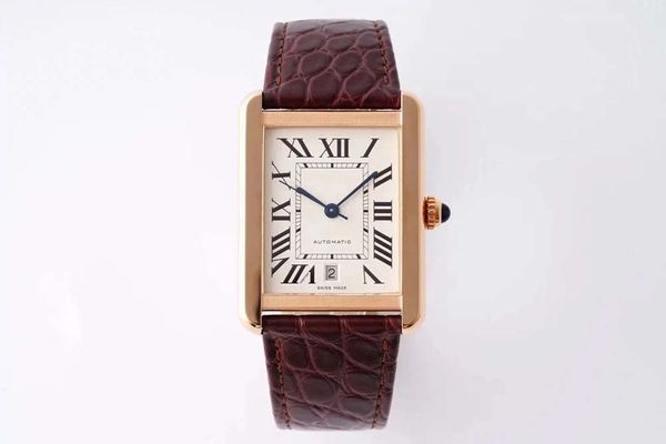 selling men's fashion tank series w5200027 square dial leather strap 41mm luxury mechanical automatic men's watch, Slivery;brown
selling men's fashion tank series w5200027 square dial leather strap 41mm luxury mechanical automatic men's watch, Slivery;brown