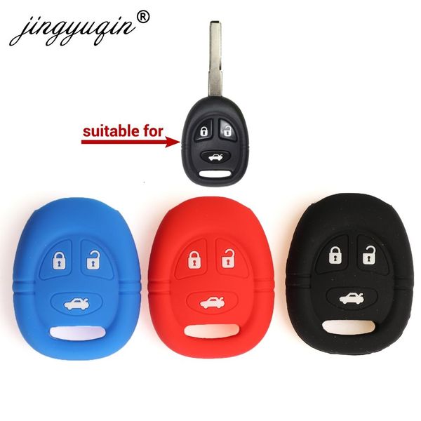 jingyuqin silicone car key case for saab 9-3 9-5 1999-2009 3 button key cover remote fob shell skin keyring holder protector
jingyuqin silicone car key case for saab 9-3 9-5 1999-2009 3 button key cover remote fob shell skin keyring holder protector