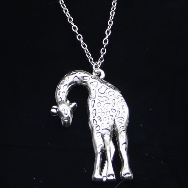 20pcs new fashion necklace 42x28mm giraffe silver pendants short long women men colar gift jewelry choker
20pcs new fashion necklace 42x28mm giraffe silver pendants short long women men colar gift jewelry choker