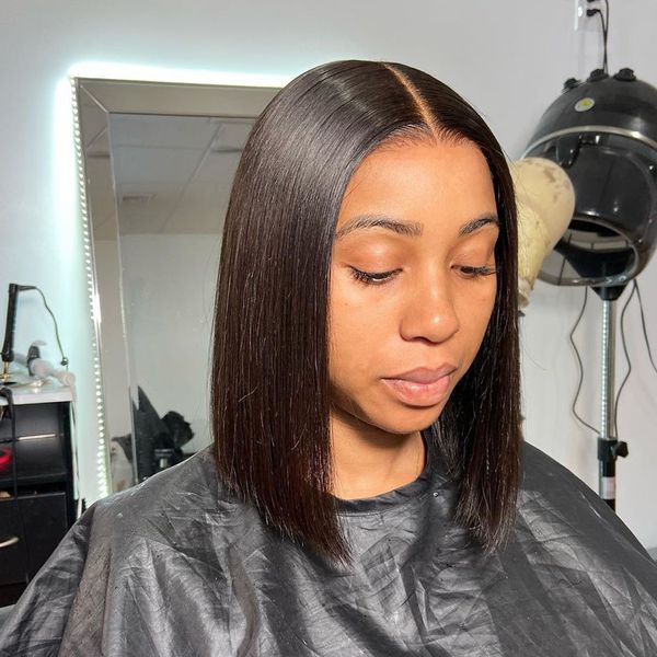 bob lace front human hair wigs with baby hair pre plucked brazilian remy hair full end straight short bob wig, Black;brown
bob lace front human hair wigs with baby hair pre plucked brazilian remy hair full end straight short bob wig, Black;brown