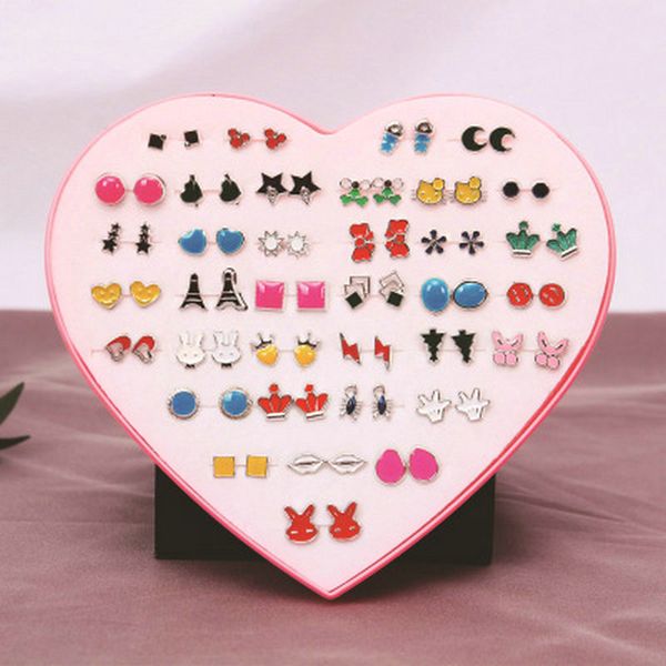 2016 36 pairs of female fashion jewelry set square diamond earrings earrings earrings zircon heart cute ball pearl earring set earings beaut, Golden;silver
2016 36 pairs of female fashion jewelry set square diamond earrings earrings earrings zircon heart cute ball pearl earring set earings beaut, Golden;silver