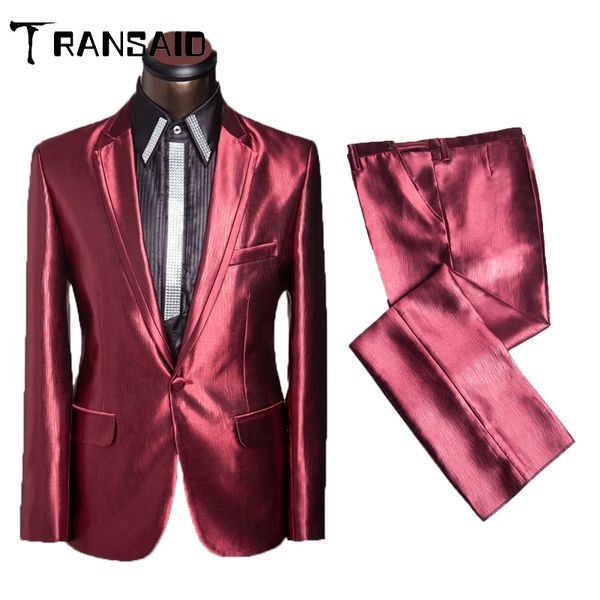 two pieces men suit groom wear wedding suit slim fit men formal business work wear blazer suits set jacket pants tuxedo costume, White;black
two pieces men suit groom wear wedding suit slim fit men formal business work wear blazer suits set jacket pants tuxedo costume, White;black