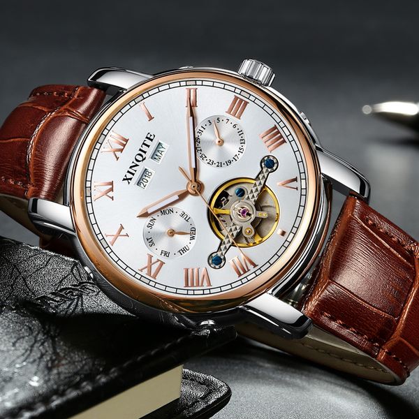 2020 new xinqite mens watches automatic mechanical sports watch men watch waterproof, Slivery;brown
2020 new xinqite mens watches automatic mechanical sports watch men watch waterproof, Slivery;brown