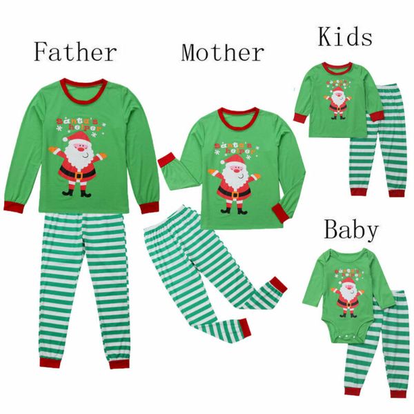 

семья соответствующие рождественские пижамы набор мать отец ребенок дети пижамы пижамы с длинным рукавом топы + брюки 2 шт. наряды xmas set, Blue