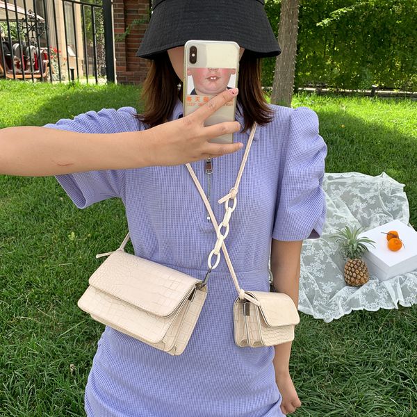 2020 new shoulder bag women's casual korean fashion crocodile pattern simple texture crossbody bag
2020 new shoulder bag women's casual korean fashion crocodile pattern simple texture crossbody bag