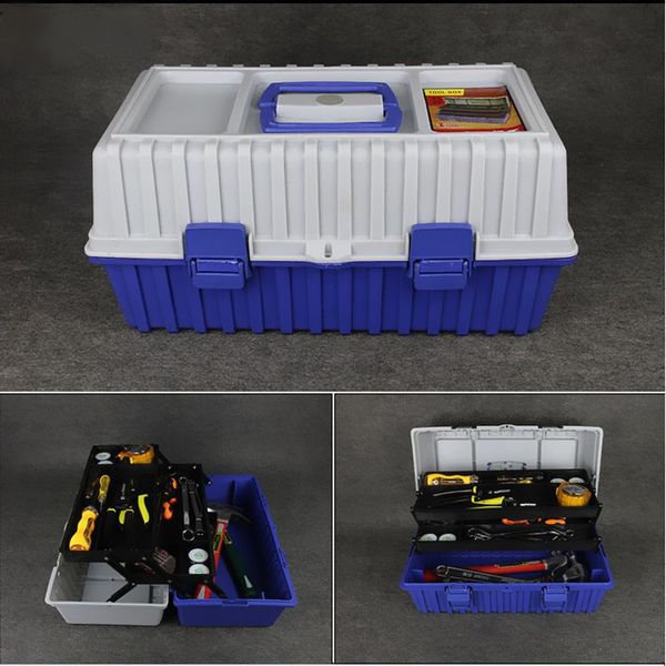 large-capacity strong and durable caixa de ferramentas hardware suitcase tool box folding repair tools storage box for car
large-capacity strong and durable caixa de ferramentas hardware suitcase tool box folding repair tools storage box for car