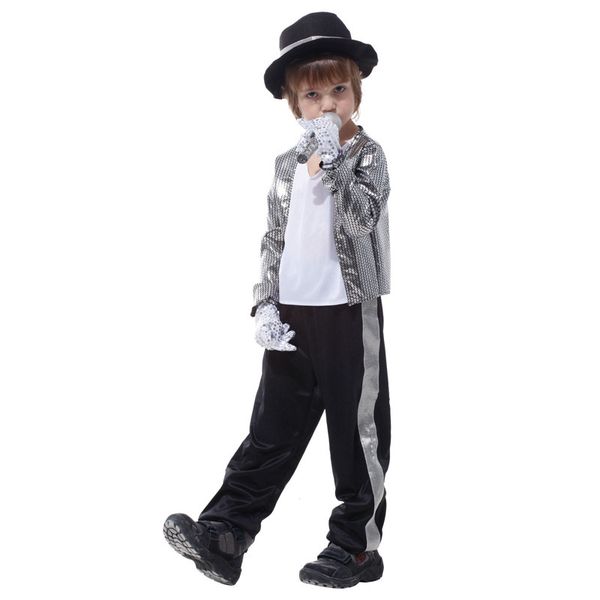 kids boys michael jackson cosplay costume christmas new year purim party halloween performance fancy dress, Black;red
kids boys michael jackson cosplay costume christmas new year purim party halloween performance fancy dress, Black;red