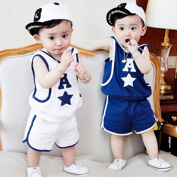 kid boy clothes set baby tracksuit hooded vest sleeveless shorts 2 piece summer boys clothing sports suit cotton 1-7y 2019 new, White
kid boy clothes set baby tracksuit hooded vest sleeveless shorts 2 piece summer boys clothing sports suit cotton 1-7y 2019 new, White