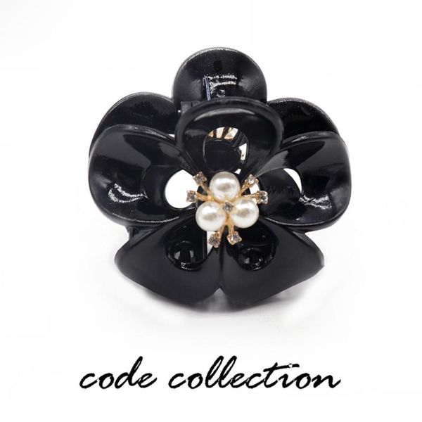 vintage korean style black acrylic hair claw clips large size flower for women girl hair crab jewelry accessories, Golden;white
vintage korean style black acrylic hair claw clips large size flower for women girl hair crab jewelry accessories, Golden;white