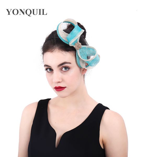 new fashion bow fascinator with brooch ladies sinamay hair accessories wedding party hats headband hairpin for elegant women
new fashion bow fascinator with brooch ladies sinamay hair accessories wedding party hats headband hairpin for elegant women