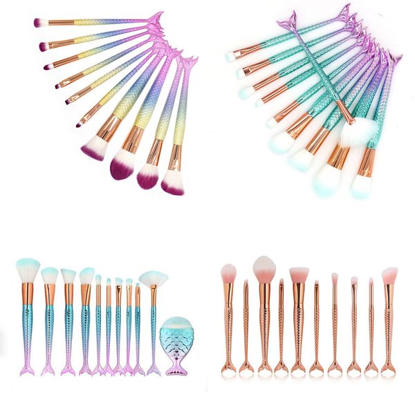 mermaid makeup brush eye shadow brush fishtail make-up brush set professional beauty makeup tools dream color brushes for lovely sweet girl, Yellow
mermaid makeup brush eye shadow brush fishtail make-up brush set professional beauty makeup tools dream color brushes for lovely sweet girl, Yellow