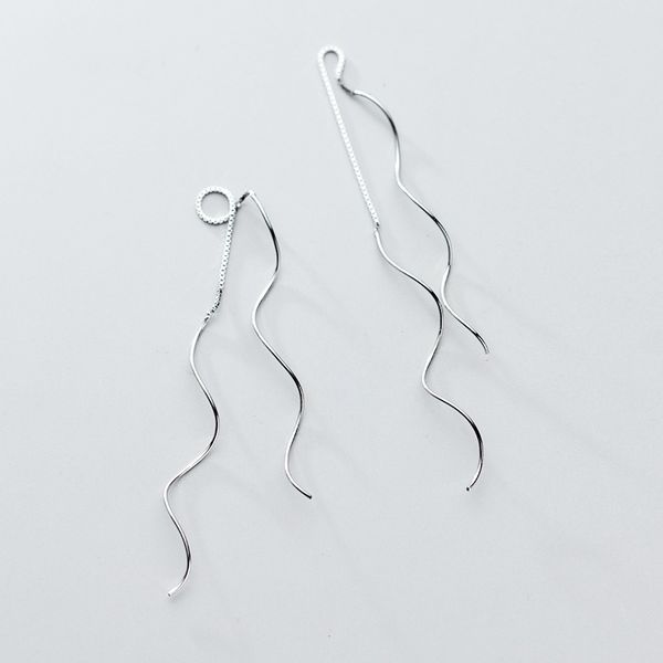 100% 925 sterling silver fashion elegance earrings spiral wave long ear wire dangle earrings for women girls lady jewelry gift
100% 925 sterling silver fashion elegance earrings spiral wave long ear wire dangle earrings for women girls lady jewelry gift