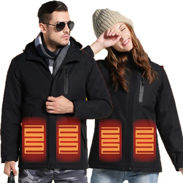 waterproof heated jackets windproof warm fleece jackets mens women outdoor coat usb electric heating hooded skiing coats, Blue;black
waterproof heated jackets windproof warm fleece jackets mens women outdoor coat usb electric heating hooded skiing coats, Blue;black