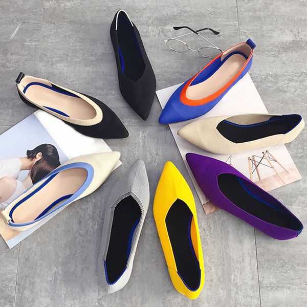 summer women's breathable stretch flat shoes 2019 korean sweet slip-on pointed toe shallow work shoes light driving loafers, Black
summer women's breathable stretch flat shoes 2019 korean sweet slip-on pointed toe shallow work shoes light driving loafers, Black