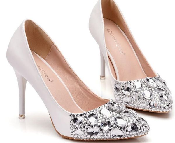 2019 women's shoes in spring and autumn with new style high heel fine heel pointed end water drill @mm377, Black
2019 women's shoes in spring and autumn with new style high heel fine heel pointed end water drill @mm377, Black