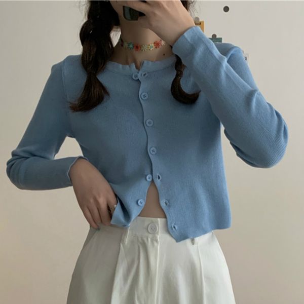2020 kawaii cropped cardigans women knit crop sweater pink black sweaters cute knitted sweater vintage korean, White
2020 kawaii cropped cardigans women knit crop sweater pink black sweaters cute knitted sweater vintage korean, White
