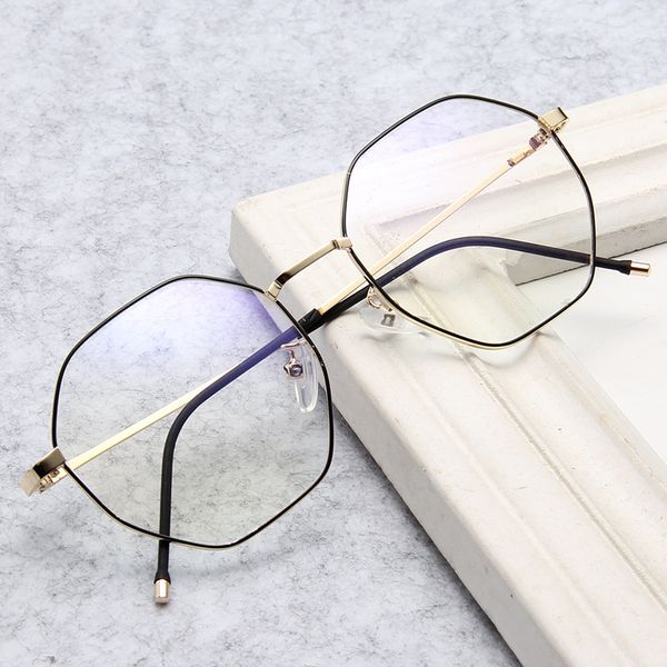 new polygon mesh red glasses women frame more retro eyeglasses frame thin plus blue film flat mirror, Black
new polygon mesh red glasses women frame more retro eyeglasses frame thin plus blue film flat mirror, Black