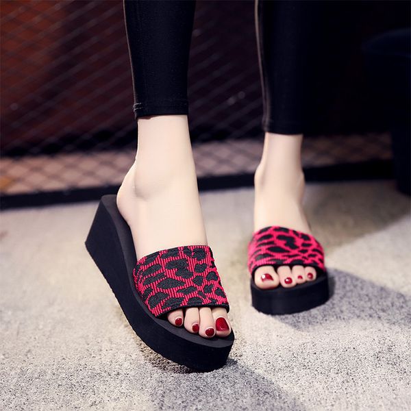 women mix color wedges slippers woman shoes casual stretch fabri slides platform shoes female outside fashion new slippers 2020, Black
women mix color wedges slippers woman shoes casual stretch fabri slides platform shoes female outside fashion new slippers 2020, Black