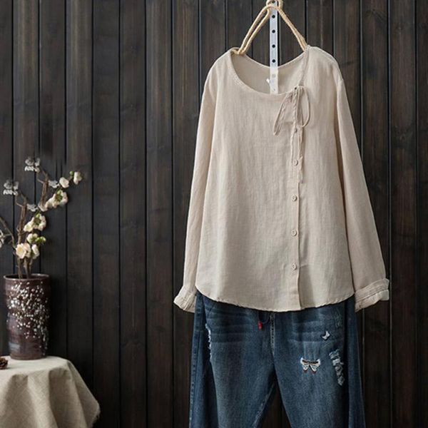 casual women autumn blouses ladies long sleeve solid button cotton cardigan women daily loose outdoor activities outerwear, White
casual women autumn blouses ladies long sleeve solid button cotton cardigan women daily loose outdoor activities outerwear, White
