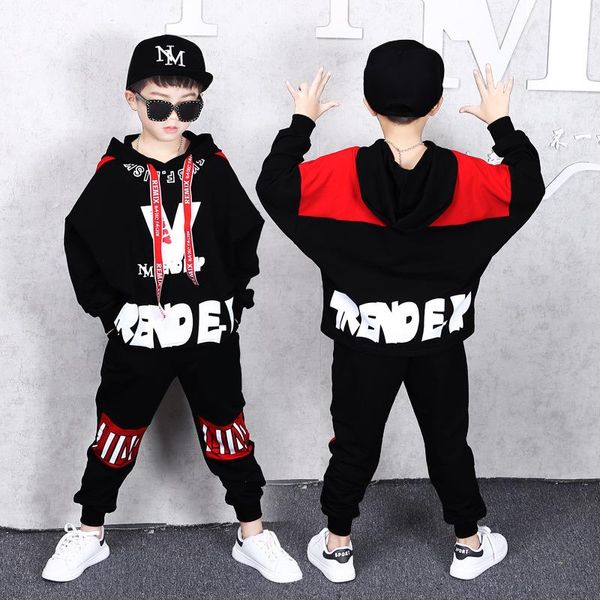 children's clothes suit spring and autumn new boys casual fashion sweater sports pants hip hop loose jacket pants trend 2 sets, White
children's clothes suit spring and autumn new boys casual fashion sweater sports pants hip hop loose jacket pants trend 2 sets, White
