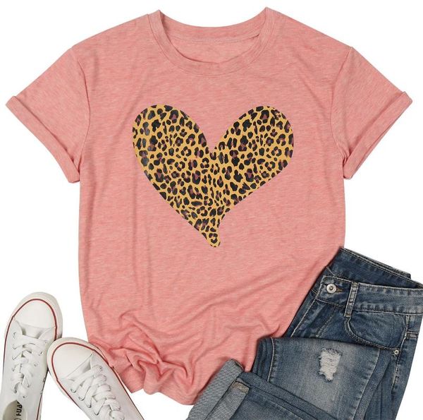 valentine's day leopard love heart graphic t-shirt harajuku love printed tee summer female t shirt short sleeve t shirt, White
valentine's day leopard love heart graphic t-shirt harajuku love printed tee summer female t shirt short sleeve t shirt, White