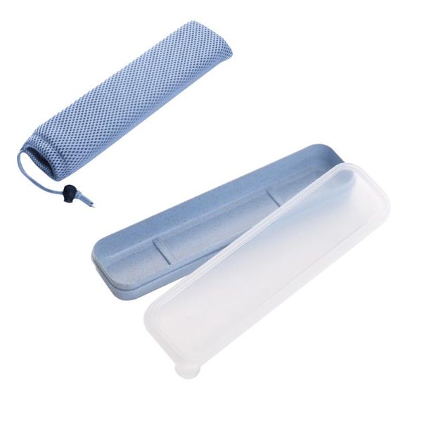 reusable portable wheat straw with storage bag practical school travel transparent cover tableware box set durable cutlery home
reusable portable wheat straw with storage bag practical school travel transparent cover tableware box set durable cutlery home