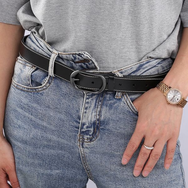 men's simple casual cowhide belt youth pin versatile pin buckle trousers belt, Black;brown
men's simple casual cowhide belt youth pin versatile pin buckle trousers belt, Black;brown