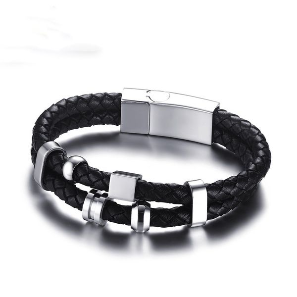 fashion 5mm stainless steel stainless steel magnet buckle ghost head two circle hand rope black sale, Golden;silver
fashion 5mm stainless steel stainless steel magnet buckle ghost head two circle hand rope black sale, Golden;silver