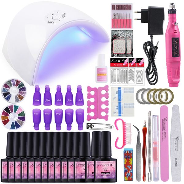 nail art set 36w uv led lamp dryer gel nail polish set kit tools gel varnish manicure tools kit
nail art set 36w uv led lamp dryer gel nail polish set kit tools gel varnish manicure tools kit