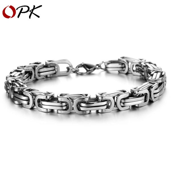 opk fashion bracelet new personality trend titanium steel aggressive men's bracelet boys accessories, Black
opk fashion bracelet new personality trend titanium steel aggressive men's bracelet boys accessories, Black