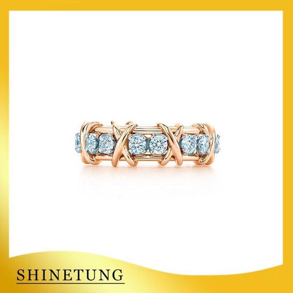 1: 1 original model s925 sterling silver ring classic fashion rose gold color sixteen zircon ring ladies jewelry birthday gift, Golden;silver
1: 1 original model s925 sterling silver ring classic fashion rose gold color sixteen zircon ring ladies jewelry birthday gift, Golden;silver