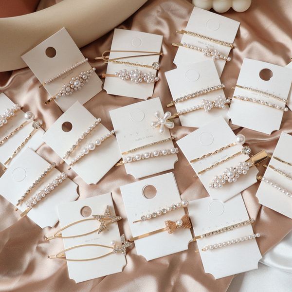 women girls cz zircon pearl metal hairclips sets 2/3pcs per set hair clip hairpin barrette pin hair accessories, Golden;silver
women girls cz zircon pearl metal hairclips sets 2/3pcs per set hair clip hairpin barrette pin hair accessories, Golden;silver